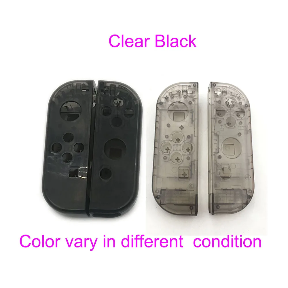 For Switch Oled Replacement Clear Transparent Shell Cover  SL SR Buttons for Nintendo Switch NS Joy Con  Controller Housing Case