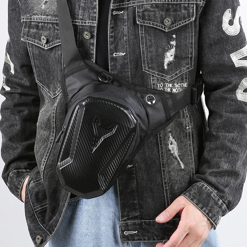 Motorcycle Leg Side Bag EVA Hard Shell Outdoor Casual Waist Bags Motorbike Mobile Phone Purse Hip Bum Pack image 6