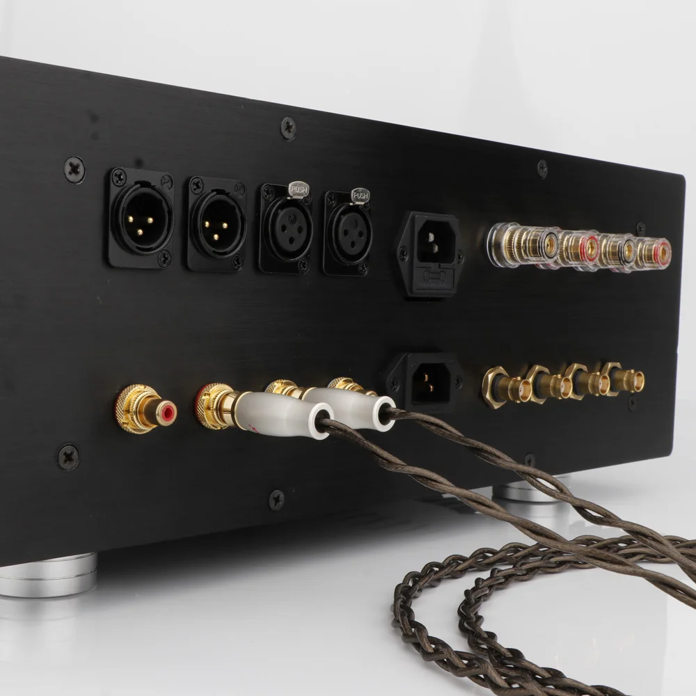 X441 Hifi Odin посеребренный аудио RCA соединительный кабель с 1 RCA на 2 RCA позолоченный разъем