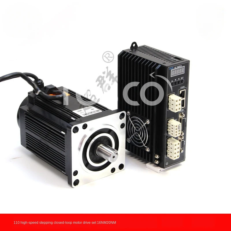 110 high-speed closed-loop stepper servo motor drive set 16NM20NM high torque  AC 220 spot