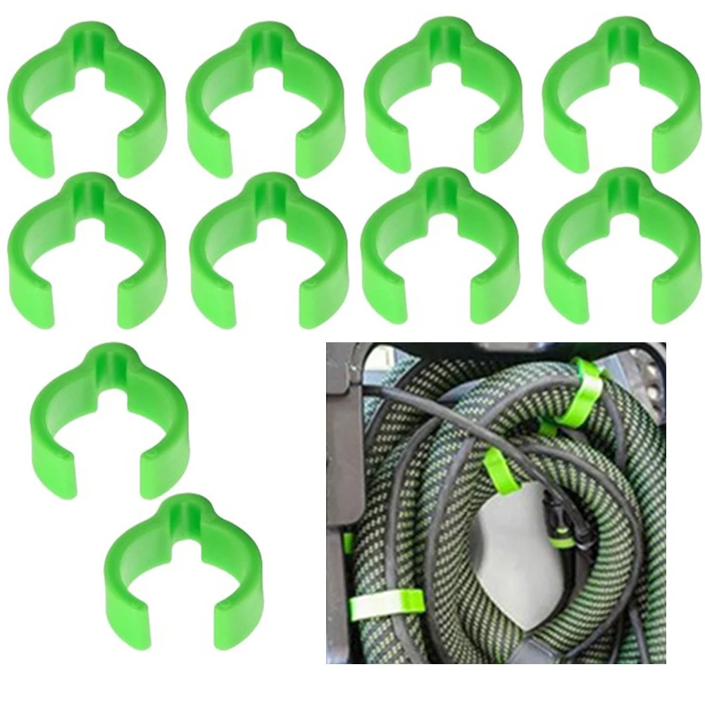 Cable Management 27mm Hoses Easy Installation Long-lasting Support Organized Workspace Green For Dust Extraction