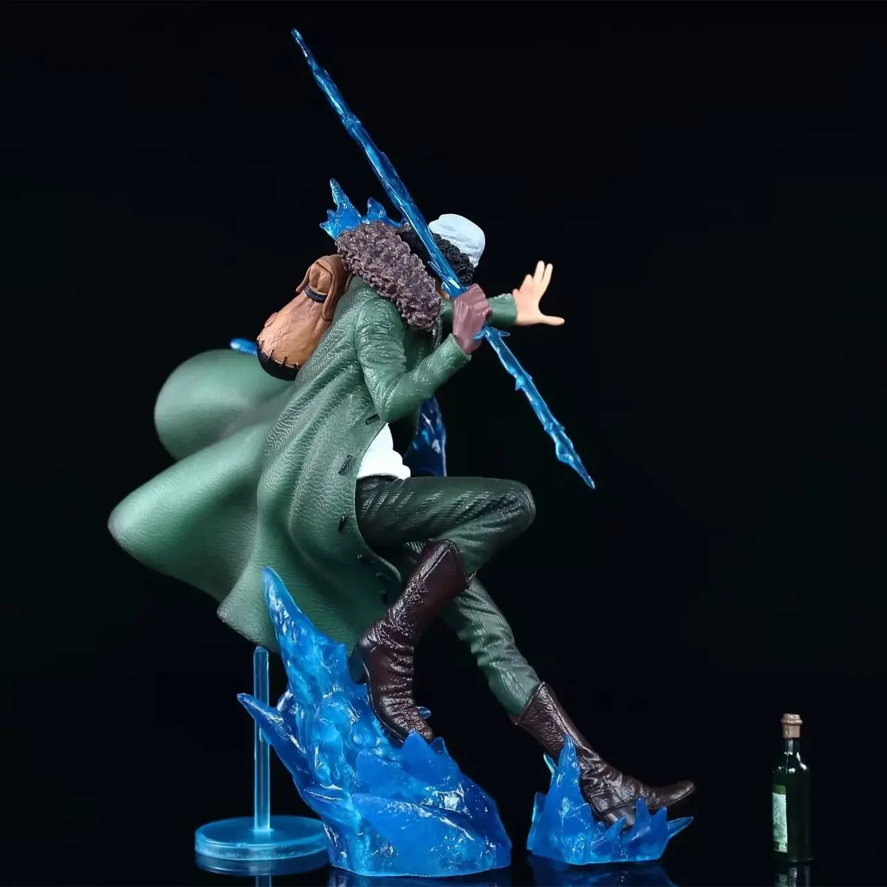 One Piece Kuzan Battle Ver, Anime Statue de Jeu en PVC pour Enfant, Figurine d'Action, Excellent Modèle, Jouets de Collection, Cadeaux, 23cm