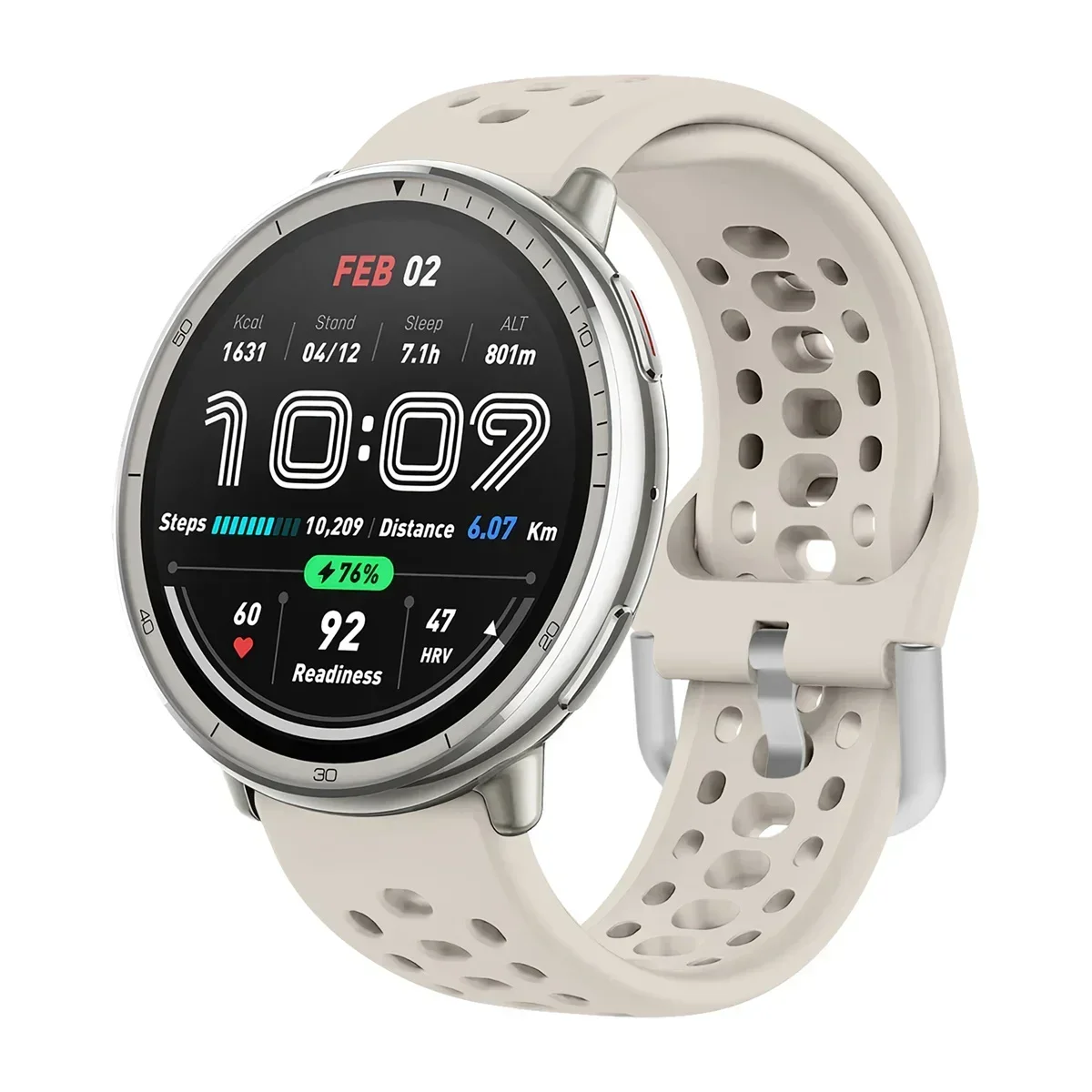 20 مللي متر حزام سيليكون رياضي لـ Amazfit Active 2 GTS 4 3 2 سوار معصم رسمي قابل للتنفس لـ Amazfit Bip U Bip 3 Correa