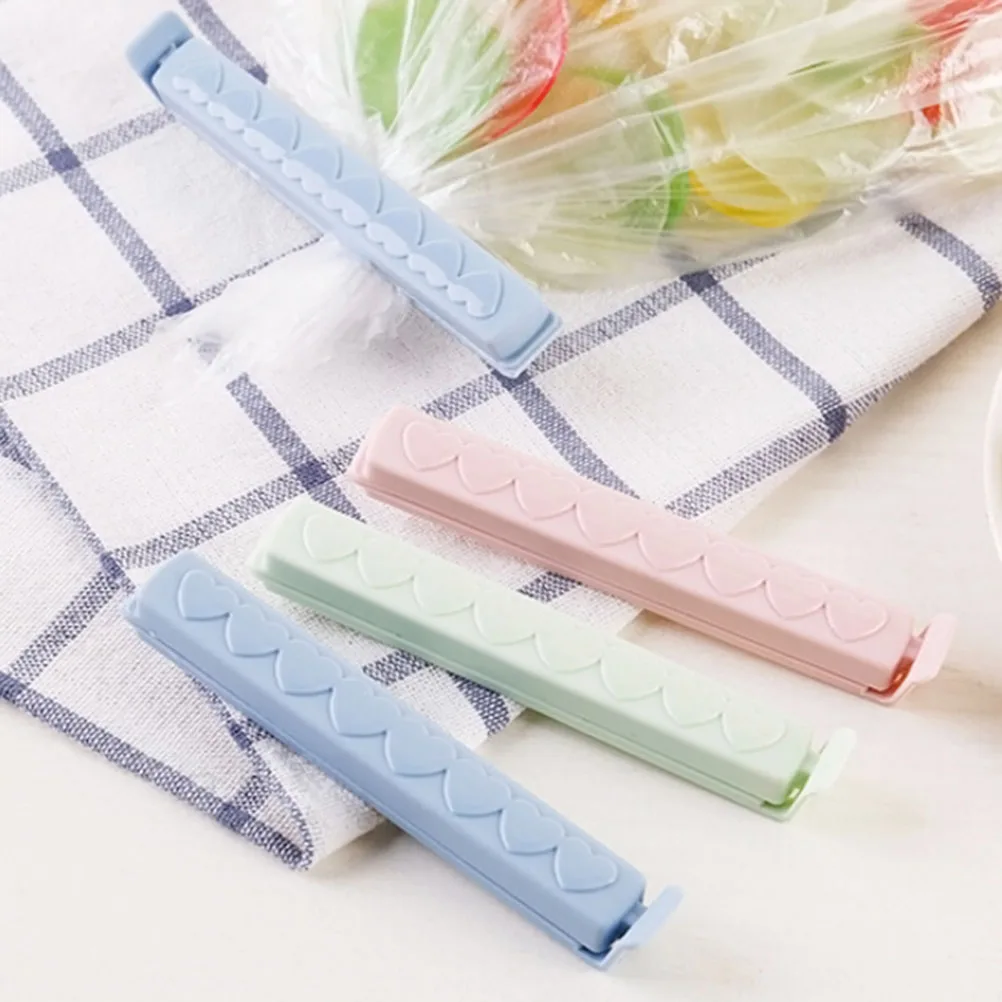 

5pcs Fresh-Keeping Sealing Clips For Food Storage Bag Airtight Waterproof Clamps Kitchen Organization Bread Snack Preservation