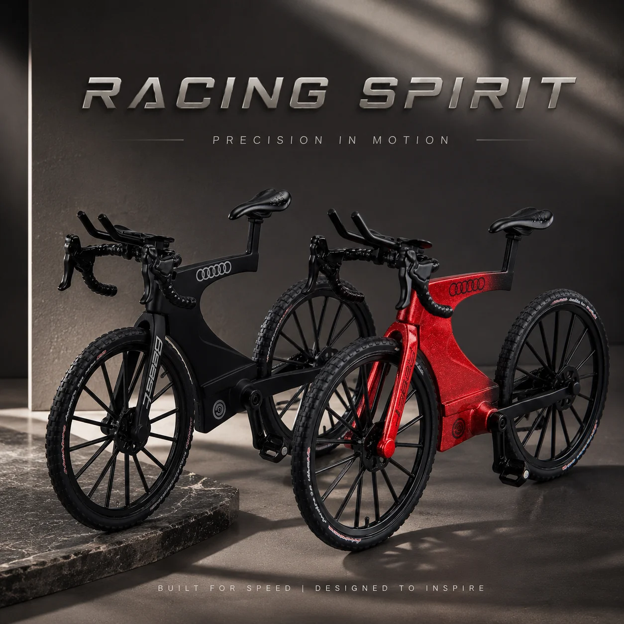 Creative mini Simulated Road Bike Model, Racing Bike Display Piece, Suitable for Bicycle Collectors