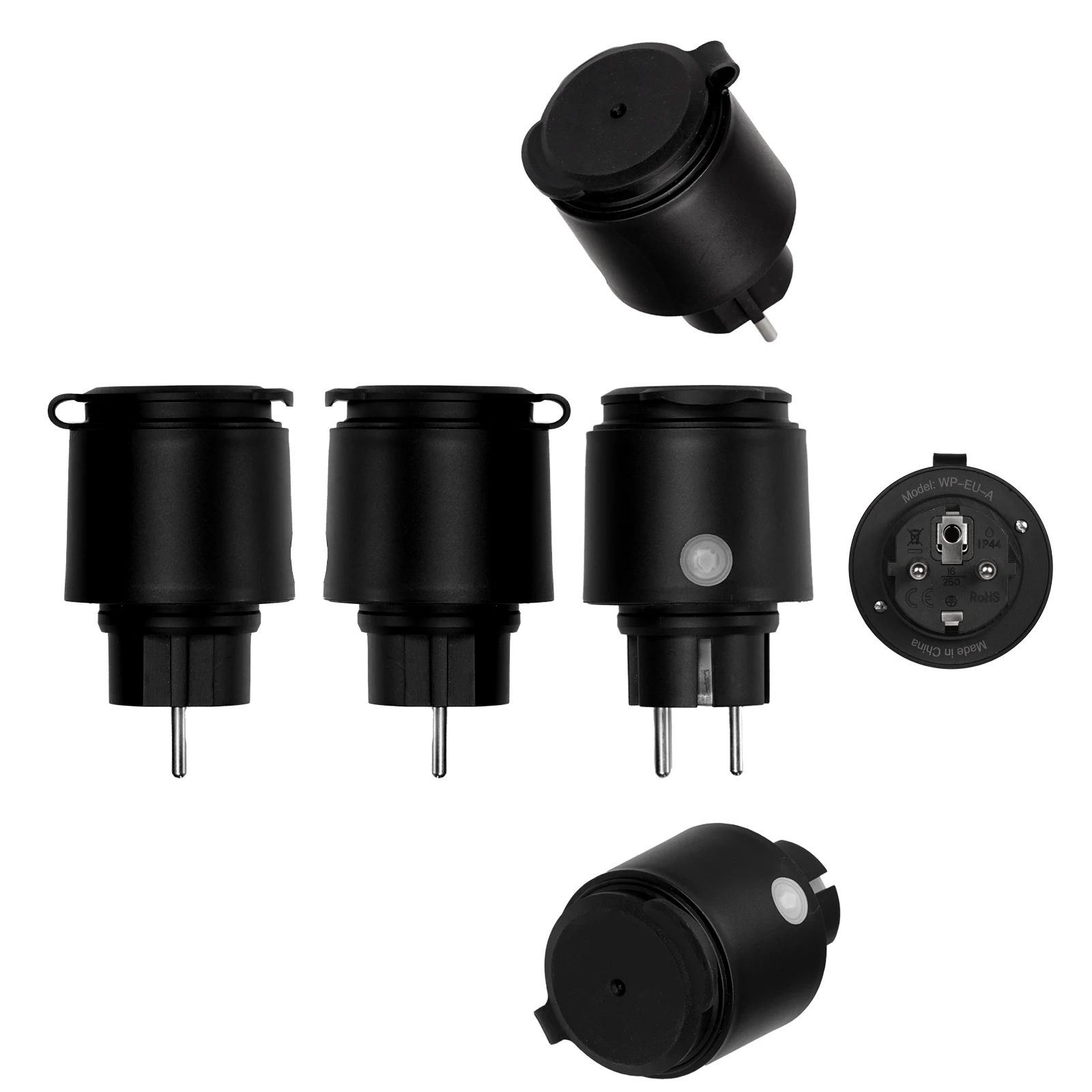 MOES Tuya WiFi Smart Plug 16A EU Stopcontact IP44 Waterdicht Stofdicht Power Elektriciteitsmonitor Werk met Alexa Google Home - afbeelding 2