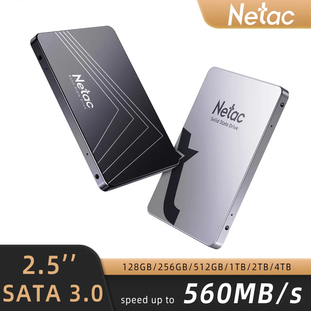 Netac SSD SATAIII 2.5inch SSDs 4tb 2tb 1tb 512gb for PC Hard Disk