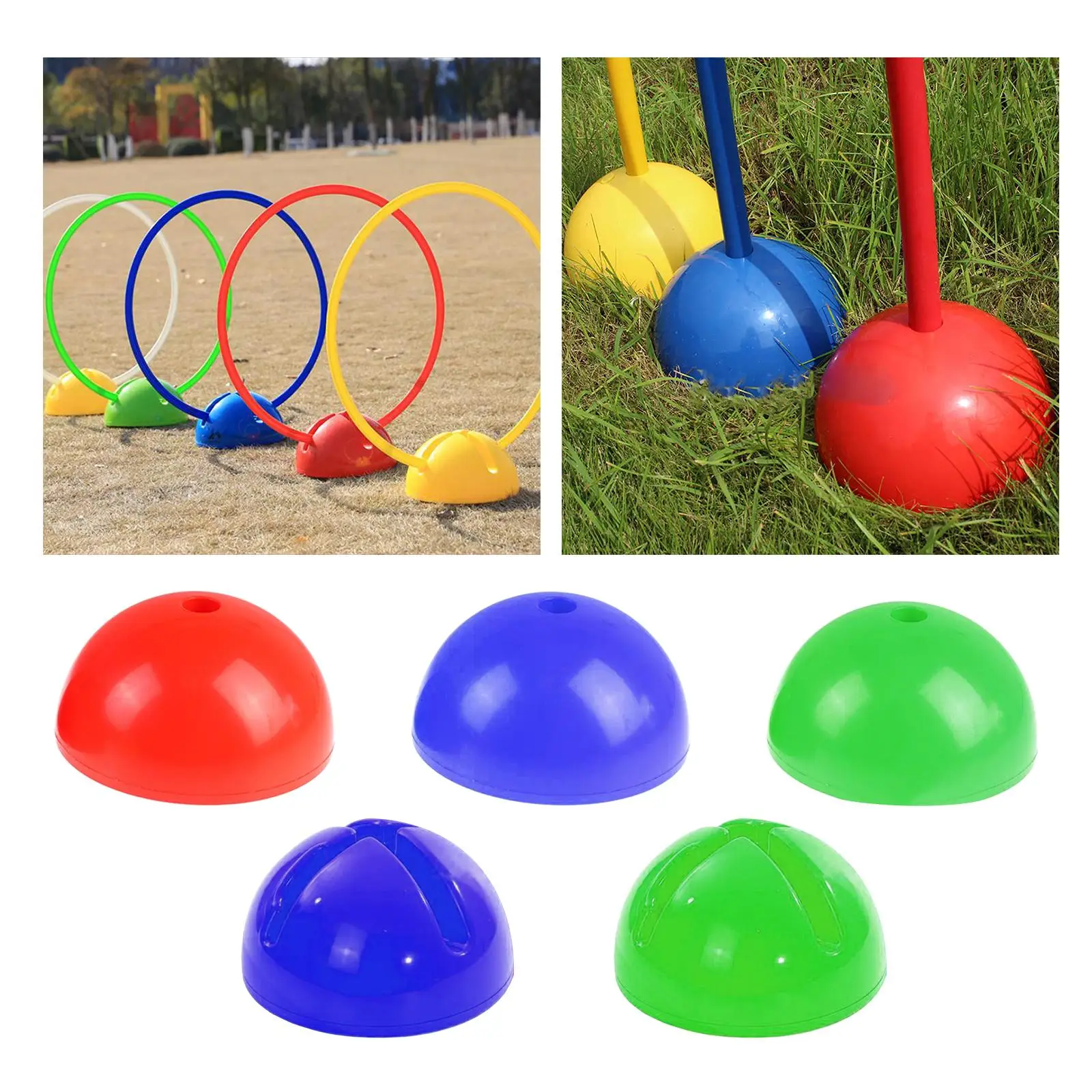 

Soccer Training Marker Base Flag Irrigation Mobile Base Wear Resistant Pole Water Injection Base for Indoor Outdoor Games