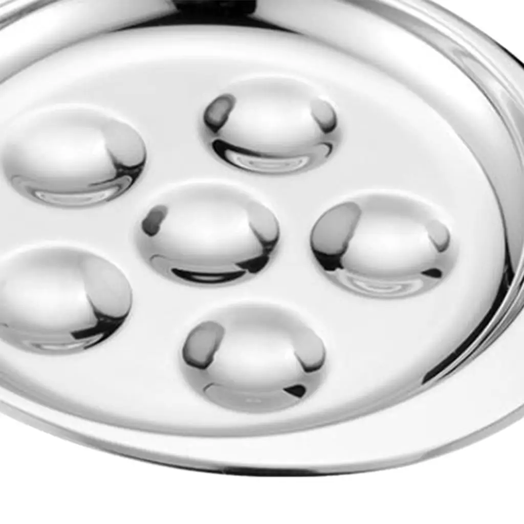 Mirror Treated Stainless Steel Escargot Plate Multi Use Snail Tray Smooth Surface Bakeware for Cooking Event