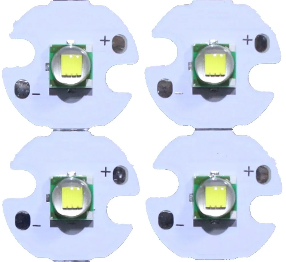 10pcs LED 10W 5050-L2 Ti6 XLM High Power Ceramic Diode 3-3.7V 5*5mm Chip Diodes Flashlights Parts DIY For Bicycle Car Accessory