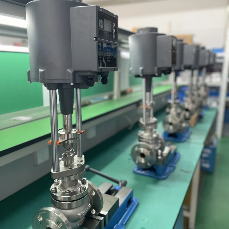 Industrial Electric Modulating Control Valve Intelligent Positioning Flow Control High Precision Globe Structure DN15-DN300 Port
