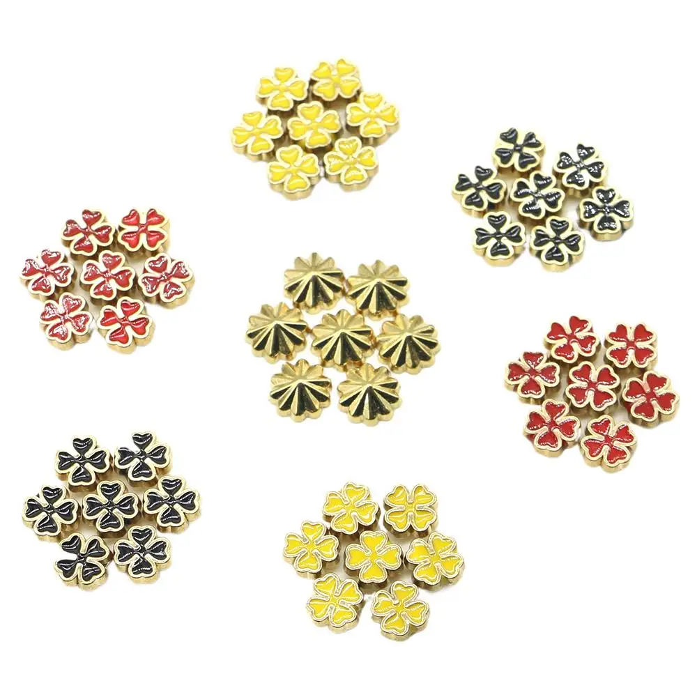 

Новинка, золотые шпильки и шипы для одежды, 20 дюймов, 8,5 см * 4 см, сделай сам, клевер из меди, 3 цвета, бесплатная доставка