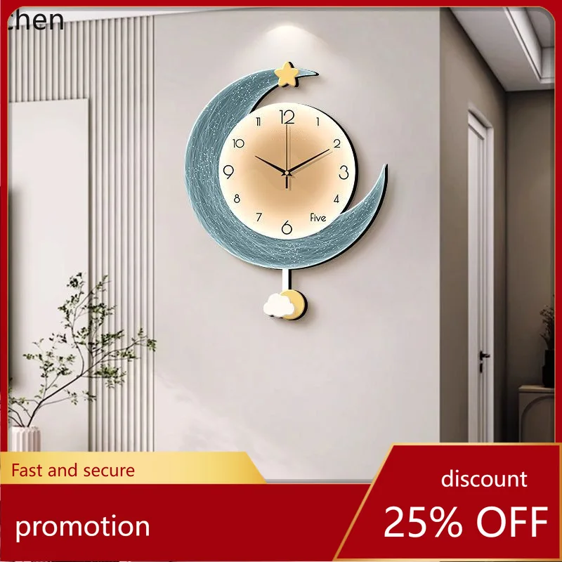 

Zml creative clock living room home decor wall clock minimalist wall clock