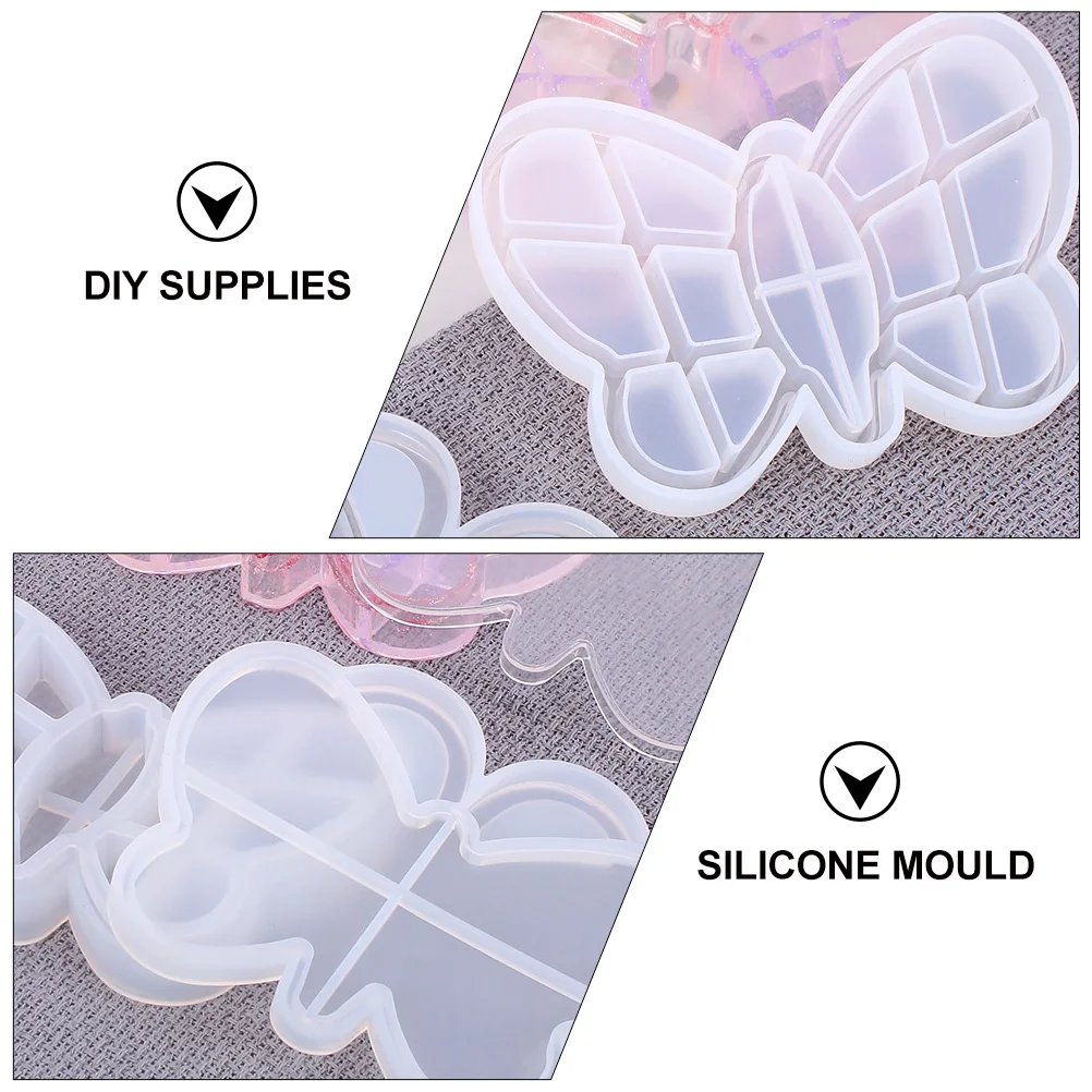 

1 set Craft Silicone Mould Butterflies Jewelry Box Lid Epoxy Resin Casting Smooth Interior Creative Gift Making