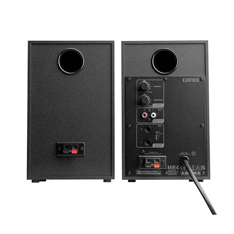 Edifier MR4 Powered Studio Monitor 2.0 Speakers Auxiliary Powered Monitor Speakers Bookshelf Speakers