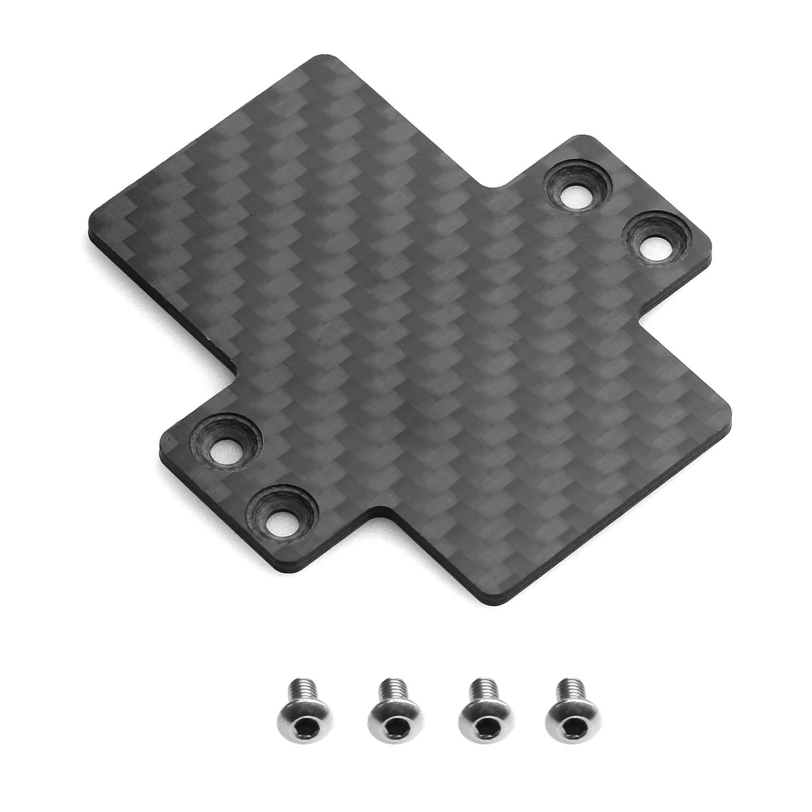 ESC Mount Plate Fixing Carbon Fiber Plate for TRAXXAS Maxx V1 V2 1/10 4X4 RC Car Upgrade Spare Part