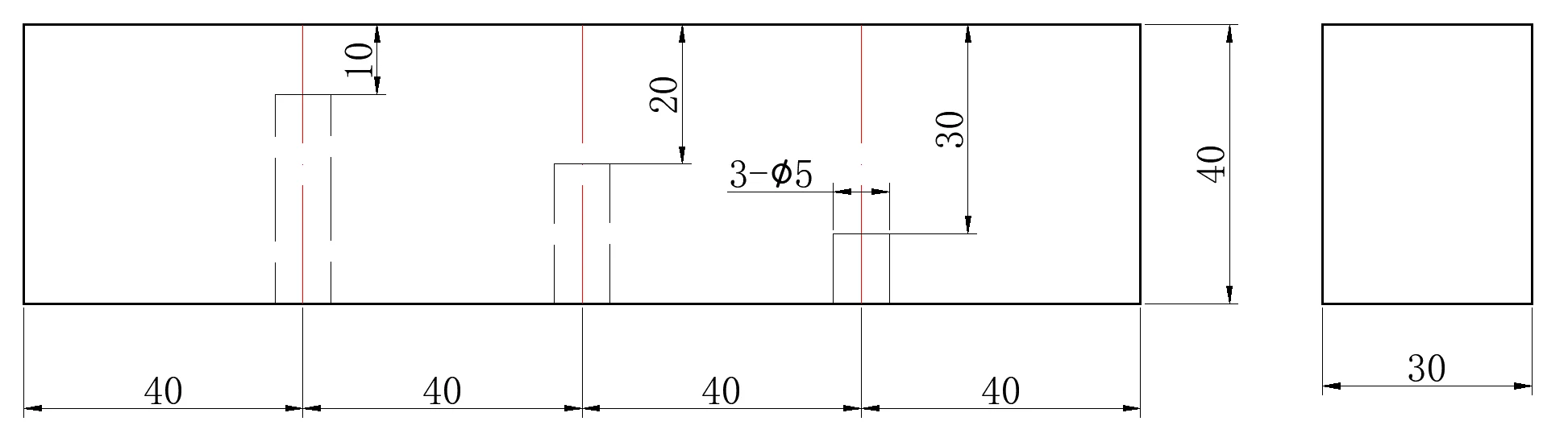 Comparison ultrasonic test block for ultrasonic testing of sheet metal, standard test block NB/T47013-2015, No. 123456