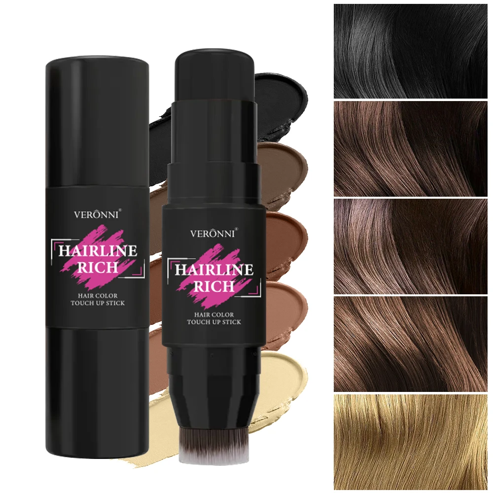 Hairline stick filling stick forehead bangs color modification hair shadow repair stick suitable for men and women, waterproof