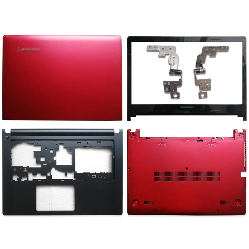 

New For Lenovo IdeaPad S400 S410 S405 S435 S436 Laptop LCD Back Cover/Front Bezel/Palmrest/Bottom Case Top Case NO Touch Red