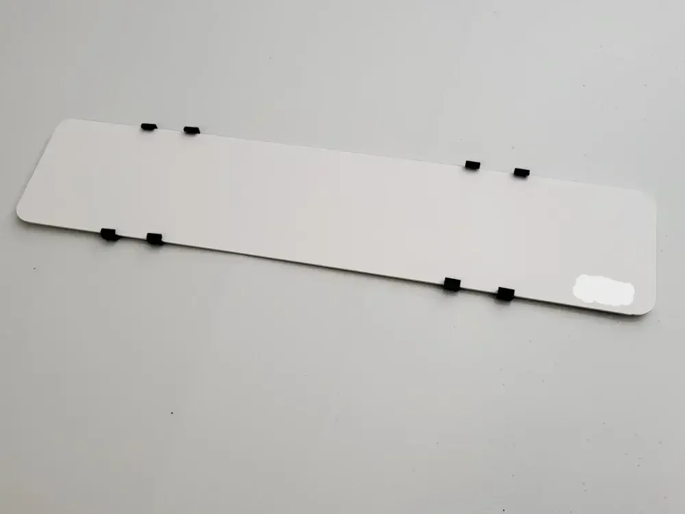 1pair Car License Plate Frames Weather-Proof Frameless License Plate Frame Car Tag Frame For Front/Rear Car Tags Exterior Parts