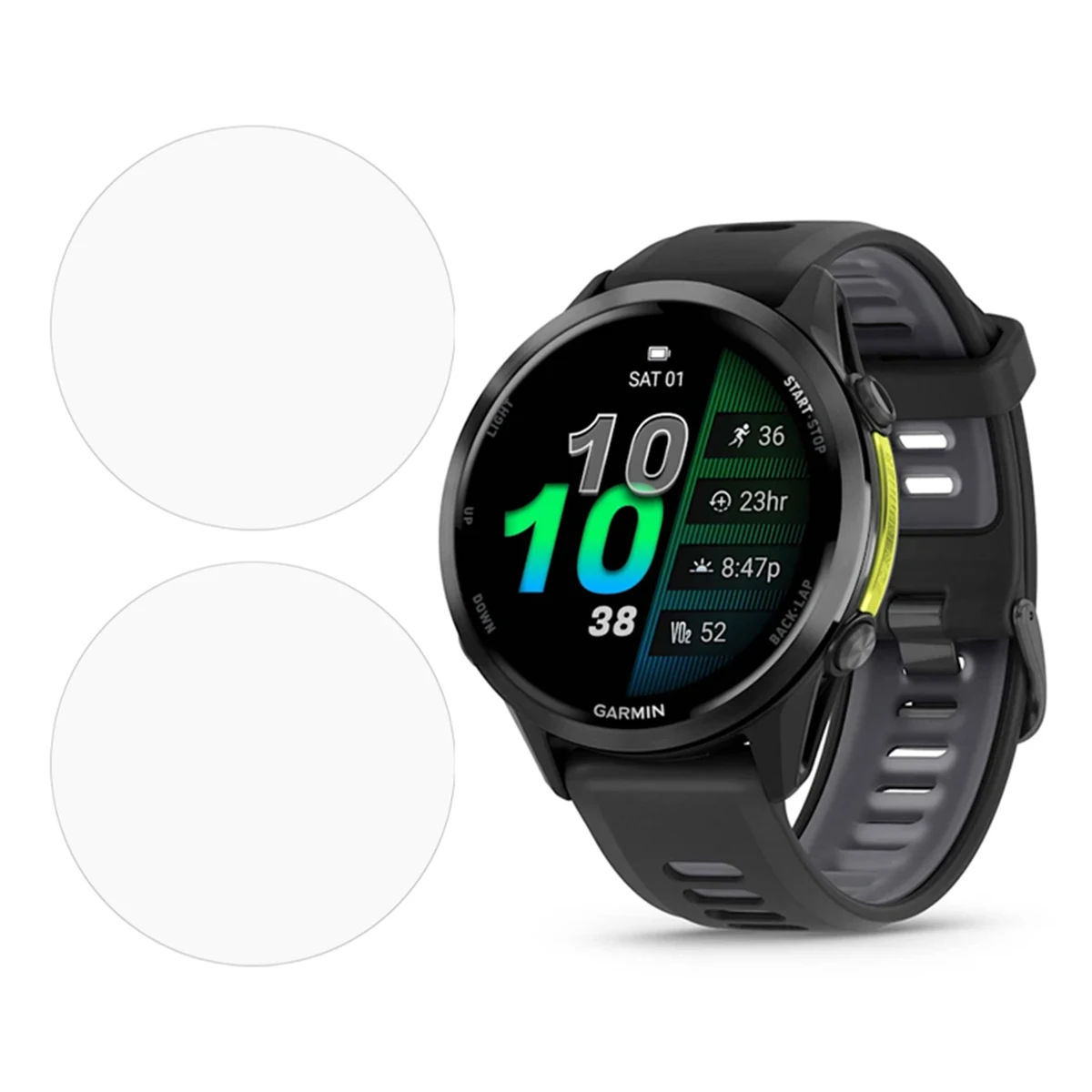 

2 шт. для Garmin Forerunner 970/570 47 мм Защитная пленка для экрана умных часов Прозрачная пленка из ТПУ