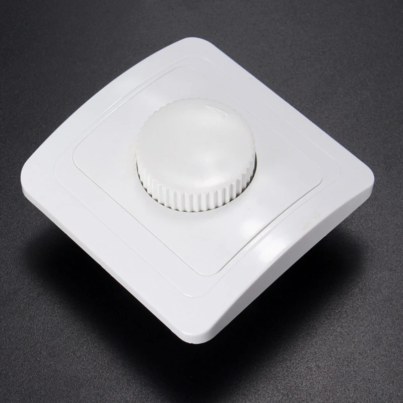 Dimming Power Supply Rotarys Trailing-Edges Dimmer Switches Dimmer Knob Switches for Dimmable Incandescent White Plate Dropship