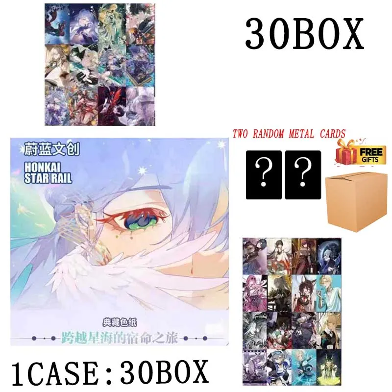 

Wholesales Honkai Star Rail Collection Cards Booster Box Weilan Wenchuang Acrylic Wave 1 Game Character Playing Card Toy For Kid