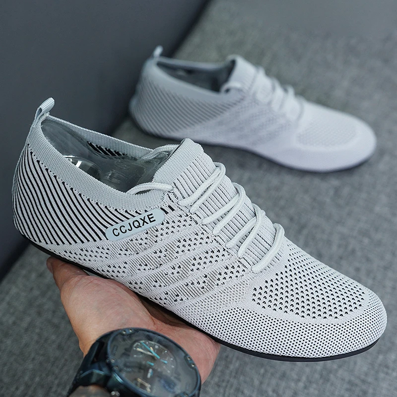 

MAEDEF Men Shoes Breathable House Bedroom Men Slippers Thin Bottom Light Comfortable Solid Color Flat Shoes Casual Walking Shoe