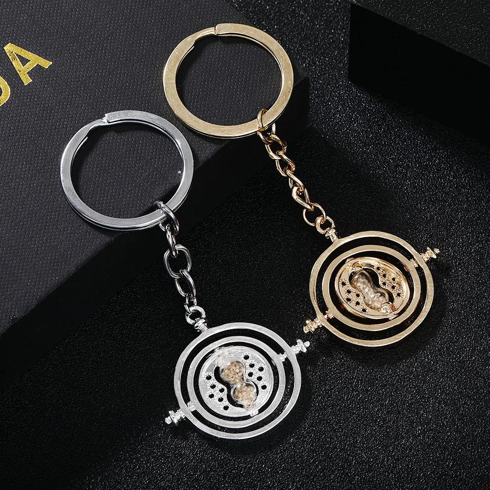 Magic Boy Time Converter Keychain Hourglass Alloy Keychain Pendant Snitch Pendant Magic Schoolv Magic School Christmas Gifts