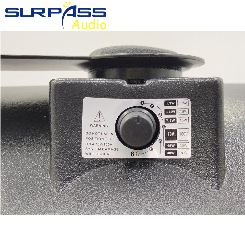 PA 시스템 벽걸이 스피커 오디오 공공 방송 홈 스테레오 배경 음악 플레이어 30W 8옴 패시브 풀 레인지 라우드스피커