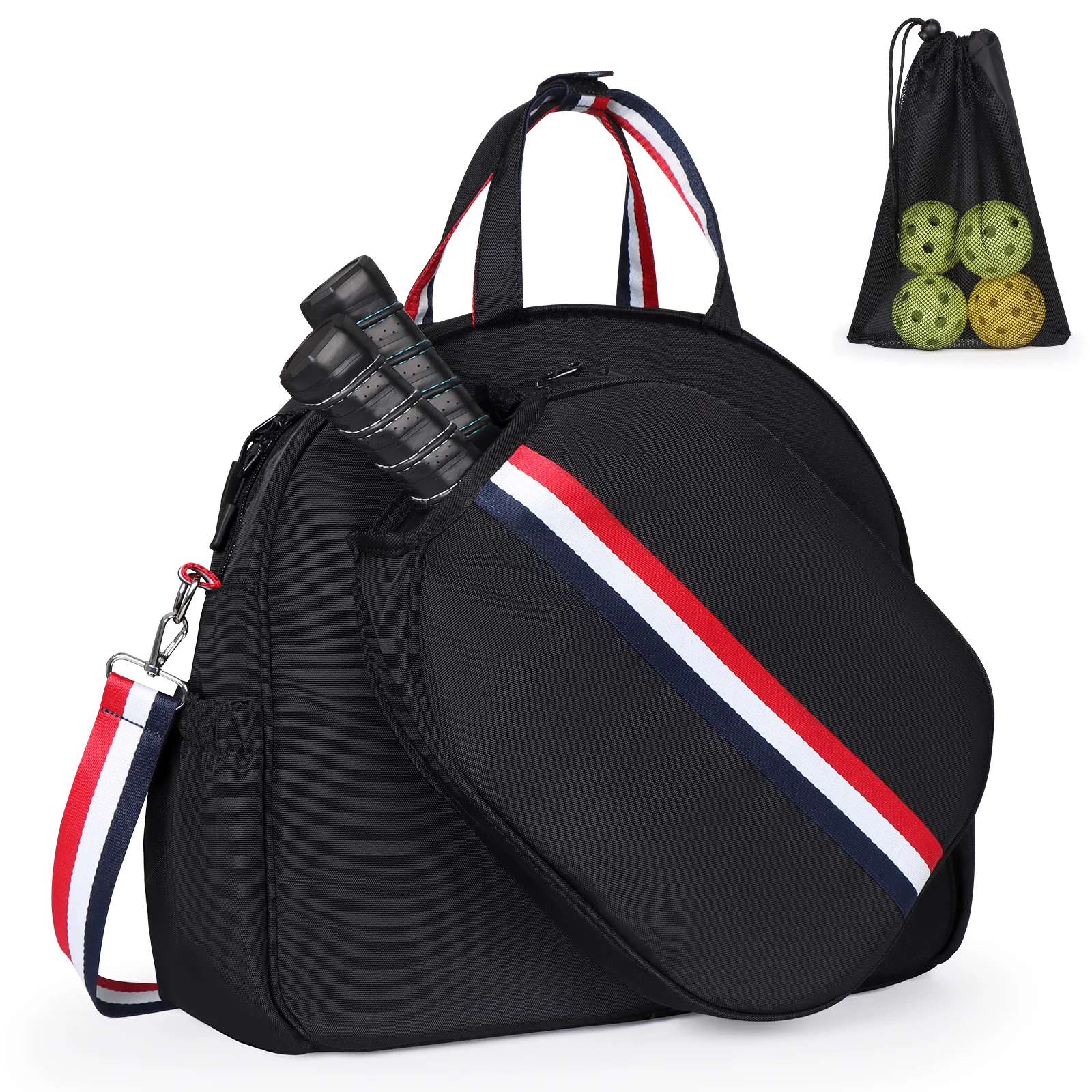 Mochila para equipo multideportivo, bolsa de remo ajustable para Pickleball, tenis y Racquetball, almacenamiento de gran capacidad para hombres y mujeres