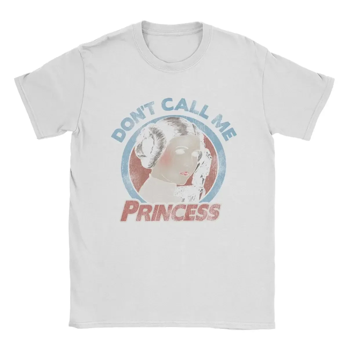 Dont Call Me PrincessGraphic T-shirt Vintage Washed Y2K Aesthetic Harajuku Unisex Oversized Crew Neck Cotton Short Sleeve Tops