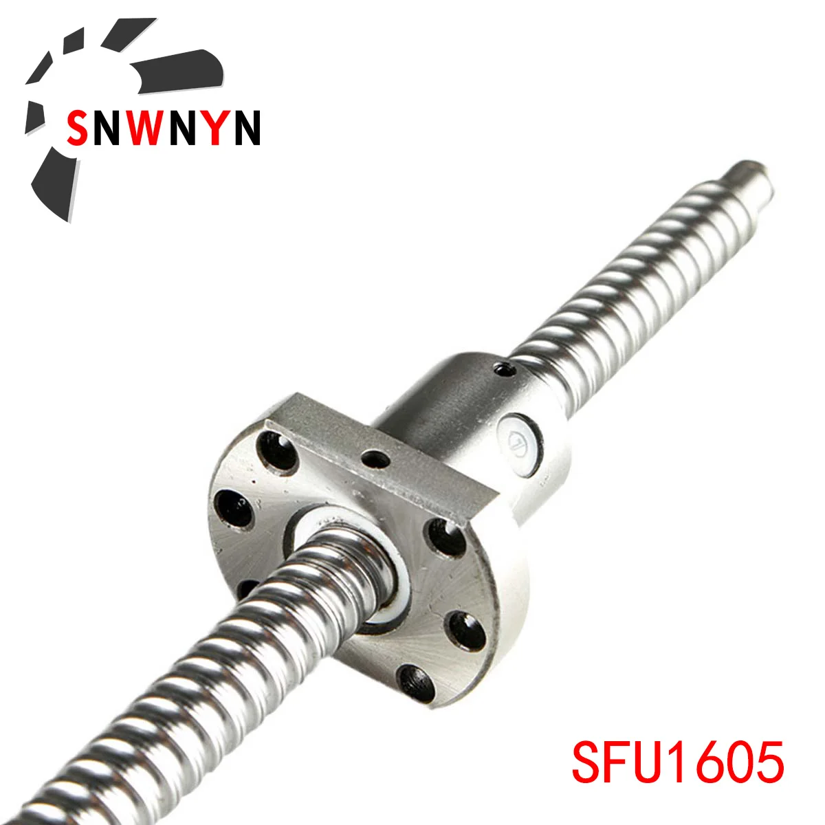 FREE SHIPPING Machined 1605 Ball Screw SFU1605 250 300 500 600 800 1500mm C7 Roller Ballscrew With Single Ball Nut For CNC Parts