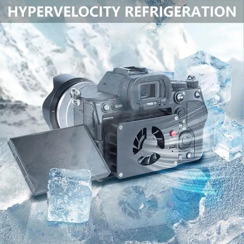 

Speed Temperature Reduction Fan for ZVE10 ZVE1 A6700 Live Streaming Coolers 83CE