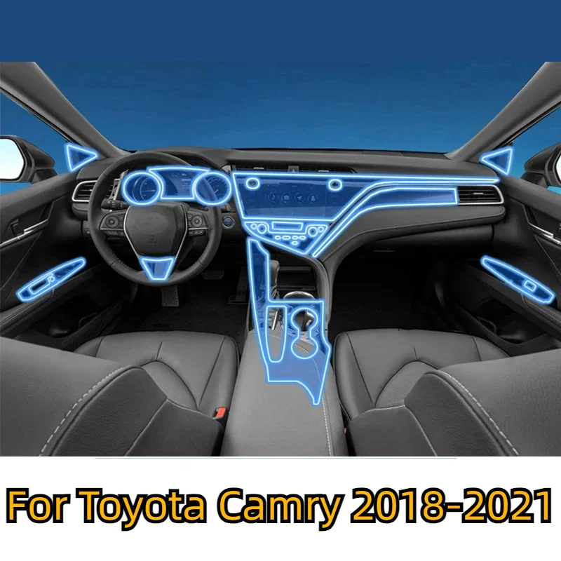 

Для Toyota Camry 2018-2021 Автомобильная дверь центральная консоль медиа приборная панель навигация ТПУ Защита от царапин пленка автомобильные аксессуары