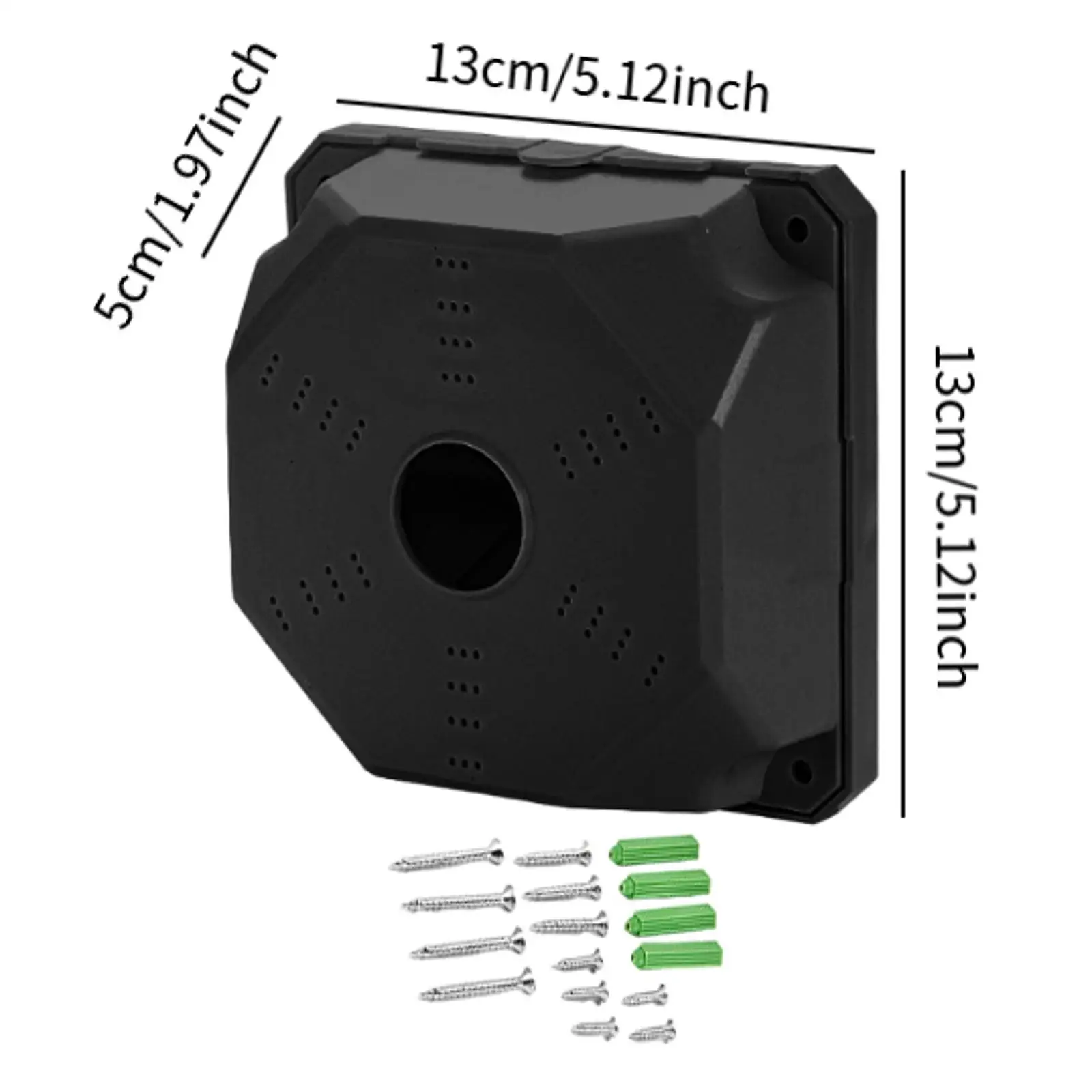 Security Camera Mount Box Convenient Accessories Easy Installation Camera Base Junction Box for Surveillance Cameras Office Home