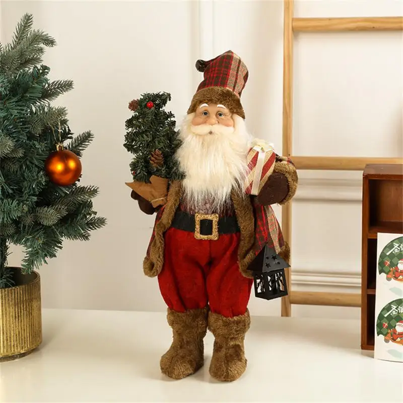 Santa Claus Doll Height 83cm New Year 2023 Christmas Decorations For Home Children's Gifts Window Ornaments Navidad