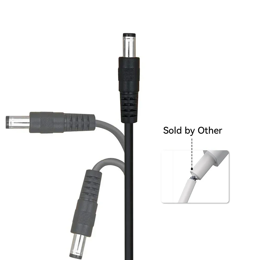 Cabo de extensão de alimentação dc12v macho para fêmea 5.5x2.1mm conector para câmera cctv segurança preto 3m 5m 10m cabo de alimentação câmera ip