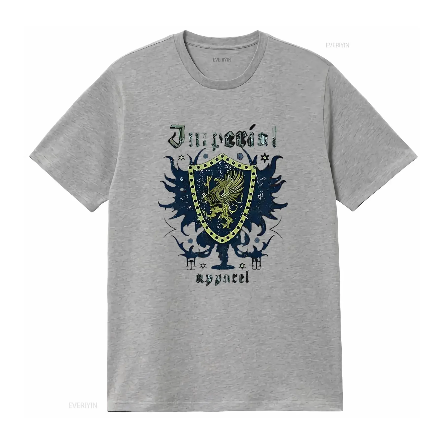 تي شيرت رجالي IMPERIAL APPAREL Retro تي شيرت أسود عتيق مغسول ناعم مصمم أزياء ملابس مريحة قابلة للتنفس ورسومات متعددة الاستخدامات