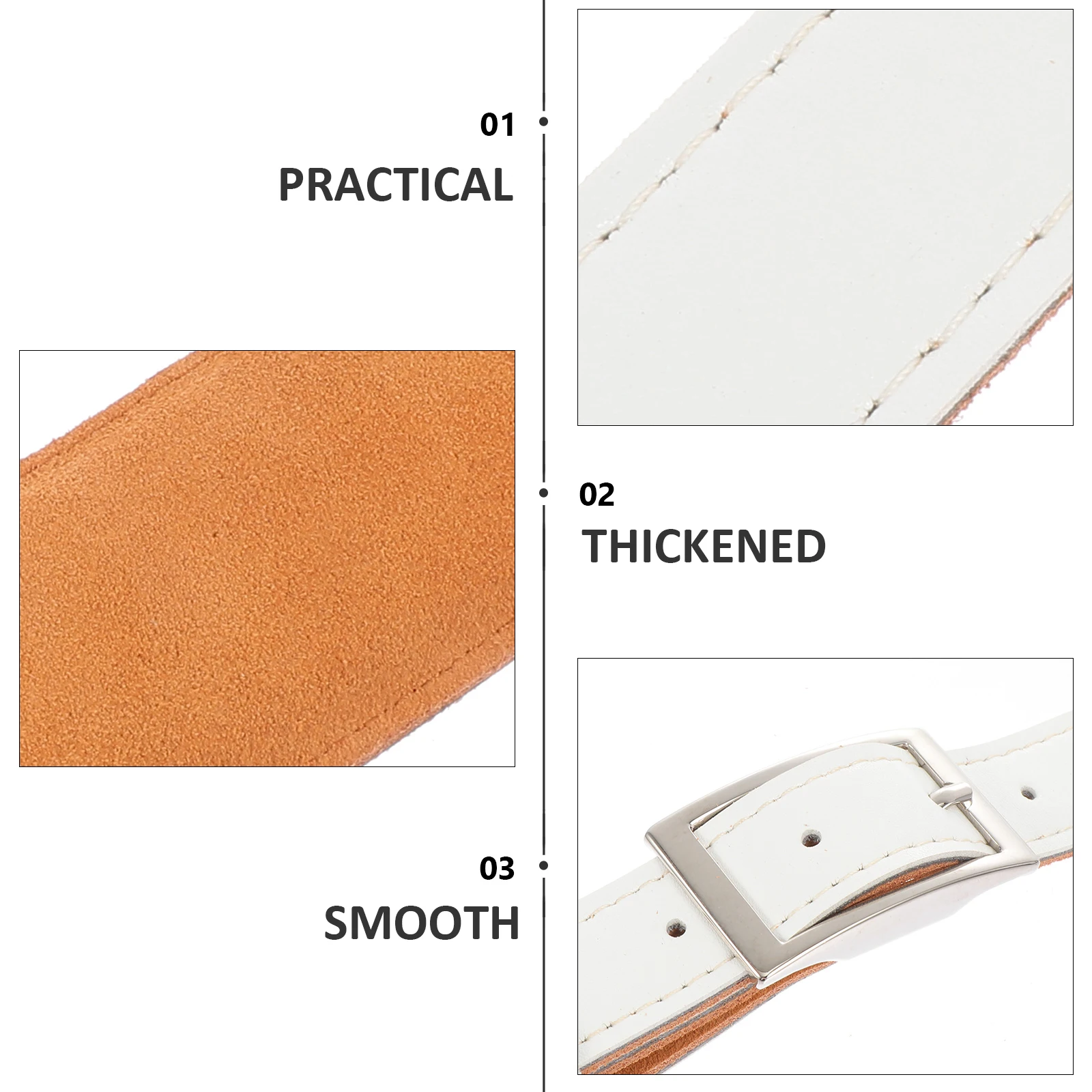 

Shoulder Belt Pad for Acoustic Electric Ukulele Bass Wide White Men Adjustable Durable Strap Moisture Absorbing Breathable