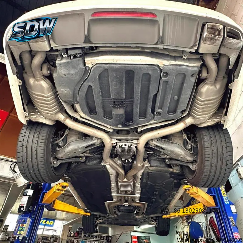 

Stainless Steel Catback Exhaust with Remote Valve Control for CLS C43 C63 E400 S400 S500 S63 Sport Sound Tailpipes