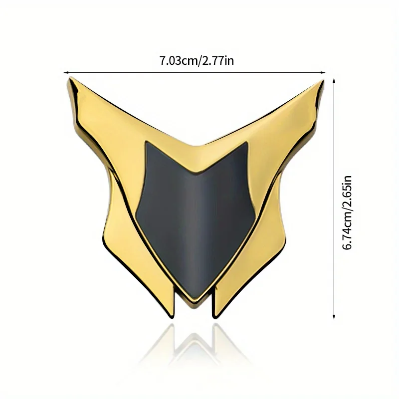 ملصقات معدنية عالمية للسيارات والدراجات النارية بشعار مخصص من الفولاذ المقاوم للصدأ شارات زخرفية ملحقات التصميم الخارجي للمركبة #3