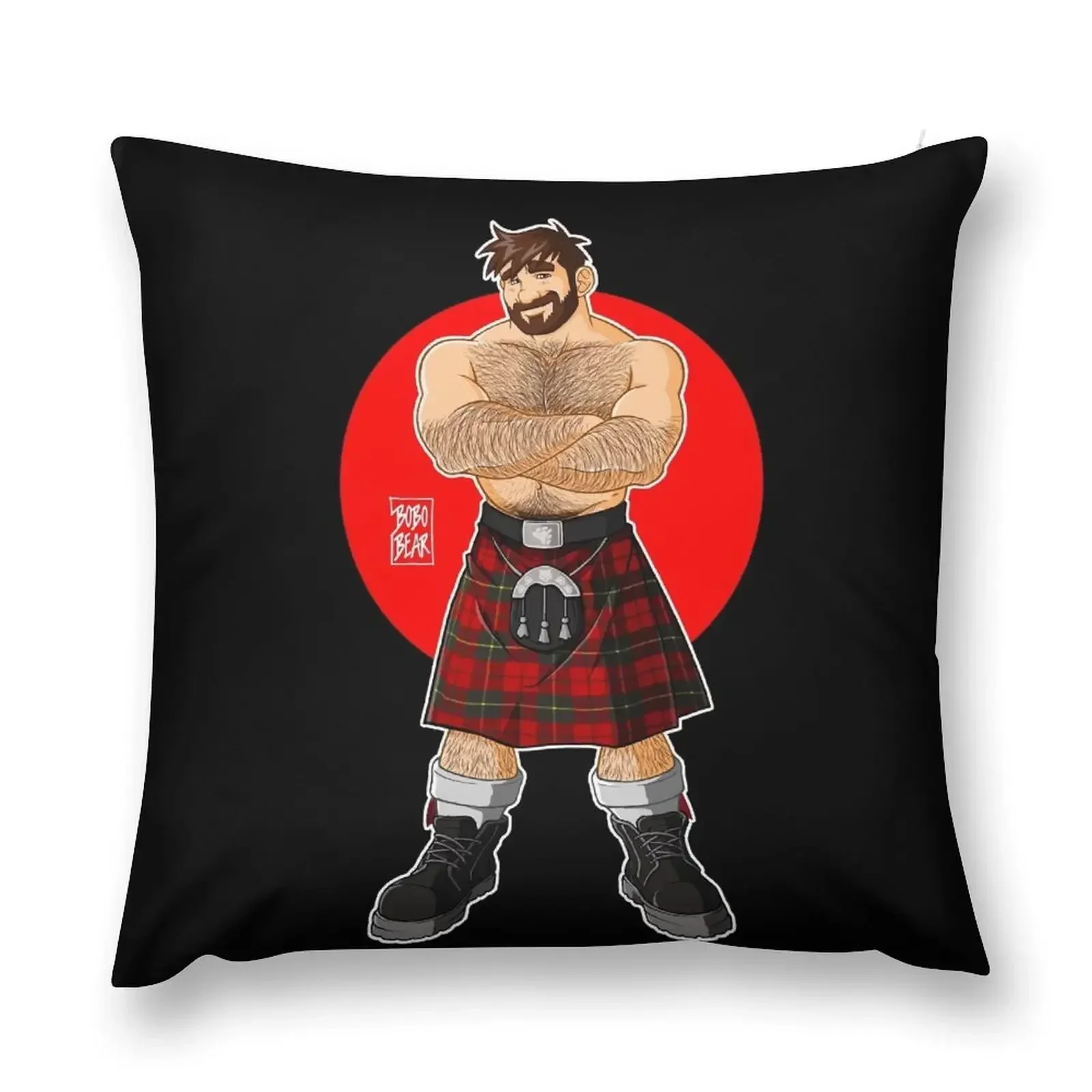 ADAM LIKES KILTS - SHIRTLESS Throw Pillow Rectangular Cushion Cover Sofa Pillow Cover Decorative Pillow Covers For Sofa