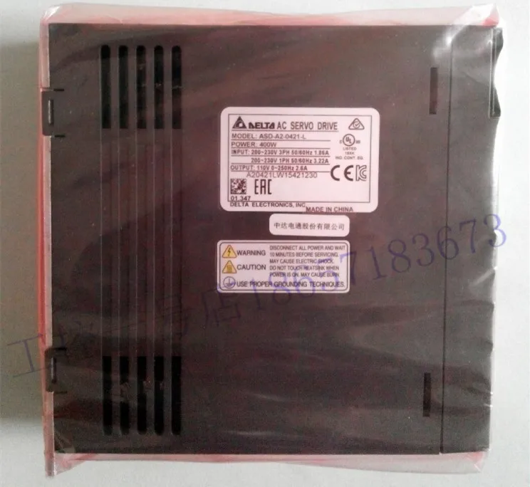 Original And Genuine Delta A2 Series Servo Drive ASD-A2-0421-L 400W Quality Assurance 1 Year Spot