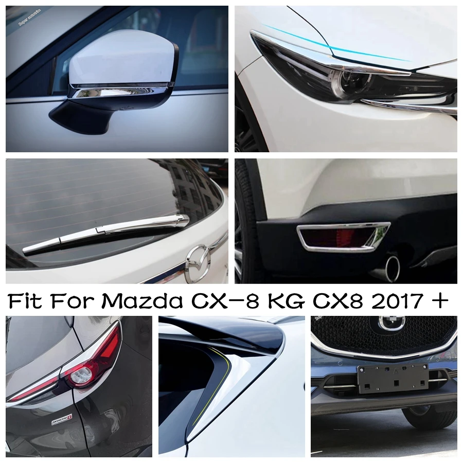 

Хромированная фотовспышка для Mazda переоборудование экстерьера KG CX8 2017-2022, накладка на переднюю фару/заднюю панель