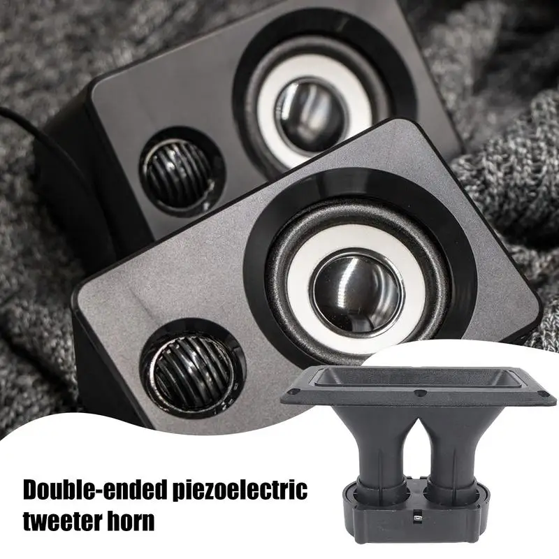 

1Pcs Dual Piezo Horn Speakerdio Tweeters Piezoelectric Tweeter Audio Speaker Treble Ceramic Piezo Loudspeakers Ceramic Buzzer