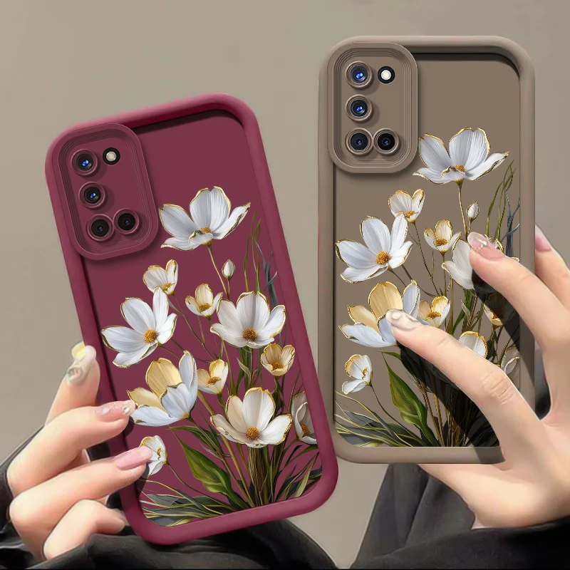 Cassa del telefono Per Xiaomi Redmi Nota 13 5G 14 Pro 12 Turbo 11S 11T 11 Pro Plus 10S 9S 9 4G Fiore di Lusso Morbido Silicone Opaco copertura