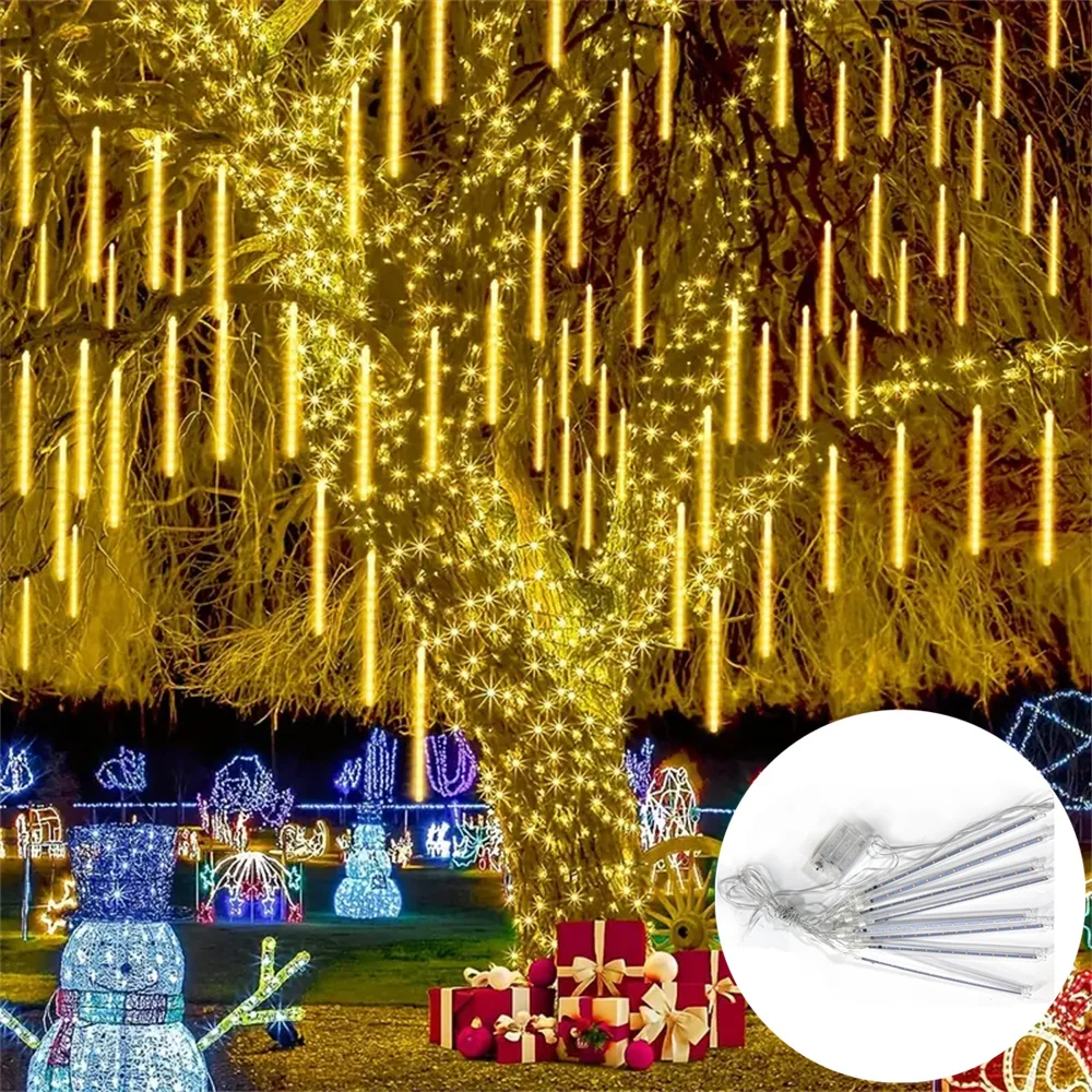 

Уличная светодиодная гирлянда-метеоритный дождь для сада, свадьбы, Дня святого Валентина, на батарейках, декор для Рамадана 2026