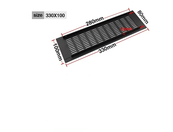 Aluminum Alloy Air Vent Ventilation Sheet Snowflake Honeycomb Perforated Sheets Closet Ventillation Grille Vents Hole Grille