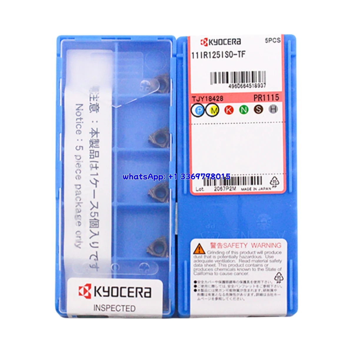 Оригинальная резьбовая вставка 11IR 11IR1.0 1.25 1.5 1.75ISO 14BSPT 19BSPT-TF TQ PR1115 PR1535